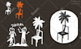 design cute fun creative hand drawn logo