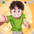 draw a cartoon profile