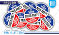design custom pin badges, pin button, fridge magnets