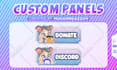 create cute twitch panels