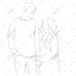 draw digital line art portrait from any photo