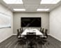 create office workspace, coworking open space and home office 3d interior design