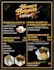 design a restaurant menu, food flyer, digital and takeaway menu board