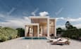 design your villa house, 3d rendering and 2d plans