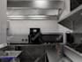 design a professional commercial kitchen layout with 3d