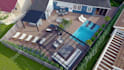 do 3d backyard landscape design with patio pergola deck garden outdoor kitchen