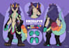 draw a reference sheet for your furry character