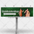 design billboard, roll up, signage design, backdrop