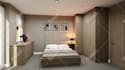 design bedroom with internal layout in articad