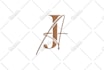 do minimalist monogram and initial letters clothing brand logo design