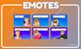 draw or animate emotes and pannels for twitch