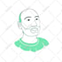 design your minimalist flat line portrait avatar