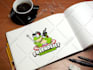 design a cartoon mascot and fun logo design for your brand