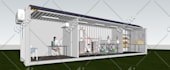 convert 2d plans to 3d rendering for shipping container