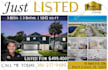 design just sold listed real estate postcard