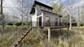 design and  3d render tiny houses and shipping container  houses