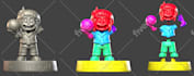 sculpt 3d model, toys, action figure, or statue and character for 3d printing