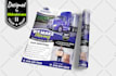 design professional automotive flyer, car wash, auto repair flyer