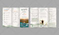 design a clean professional trifold or bifold brochure