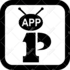 design black and white monochrome flat icon