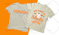 design modern typography and custom graphic t shirts for pod