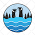 design round badge, patch, stamp, sticker or logo maker