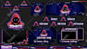 create elegant twitch overlay, twitch logo, panels, alerts and screens