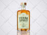 design label with scratchboard illustration