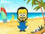 create minion custom portrait, minion gift, yellow character