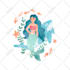 design premium watercolour pattern