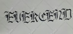do your calligraphy in old english