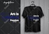 create custom typographic  t shirt design