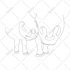 create one line art illustration