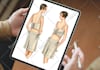 make digital fashion illustration or sketch