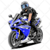 create motorcycle vector art