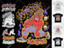 custom vintage tshirt design for streetwear clothing brand