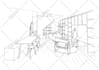 create an architecture or urban hand drawing sketch