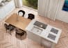 design kitchen in 3d with rendering