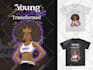 custom vintage tshirt design for streetwear clothing brand