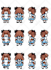 make you undertale or deltarune style sprites of your character