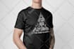illustrate a custom minimal shirt design