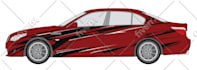 create professional racing car wrap design