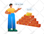 create exclusive flat vector illustrations