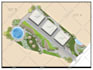draft and render master plan, site plan and elevations