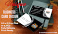 design a professional and modern business card in 24 hours