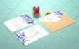 design custom professional postcards and thank you cards