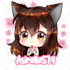 make cute chibi anime mascot logo