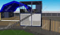 design shipping container 3d food trailer,truck,shop,cafee