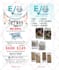 design door hanger, restaurant flyer, real estate brochure and rack card