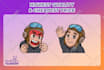 design emote and sub badges